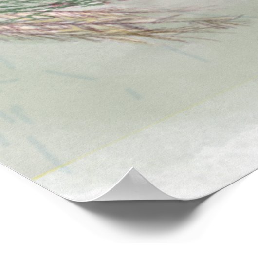 ホワイト魔法 ポスター (角)