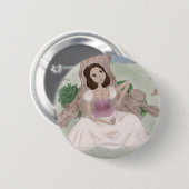 ホワイト魔法 缶バッジ (正面&裏面)