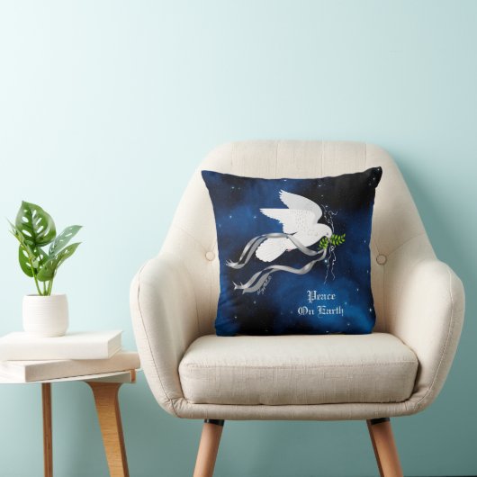 ホワイト鳩 クッション (椅子)