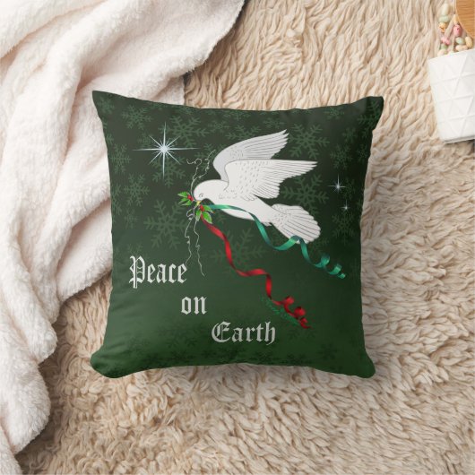 ホワイト鳩 クッション (ブランケット)