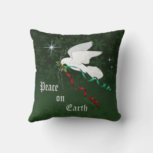 ホワイト鳩 クッション (裏面)