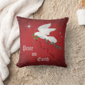 ホワイト鳩 クッション (ブランケット)