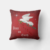 ホワイト鳩 クッション (裏面)