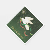 ホワイト鳩 スタンダードランチョンナプキン (角)