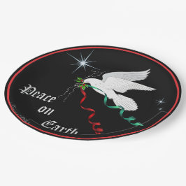 ホワイト鳩 ペーパープレート