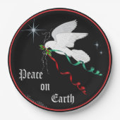 ホワイト鳩 ペーパープレート (正面)