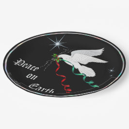 ホワイト鳩 ペーパープレート