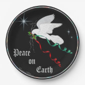 ホワイト鳩 ペーパープレート (正面)