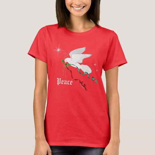 ホワイト鳩 Tシャツ (正面)