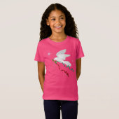 ホワイト鳩 Tシャツ (正面フル)