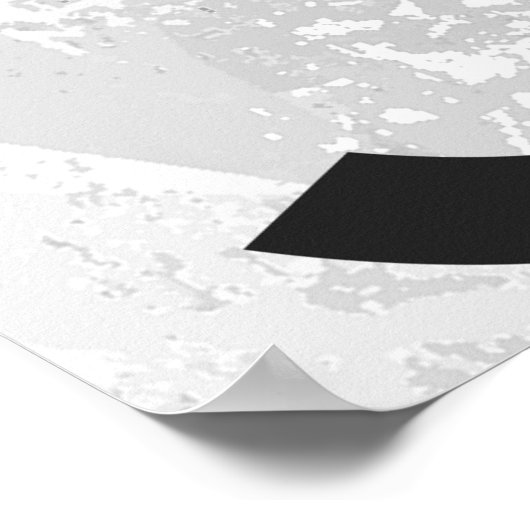 ホワイト30 Decade誕生日 ポスター (角)