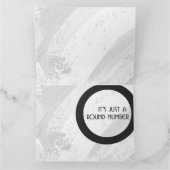 ホワイト80 Decade誕生日 カード (内部)