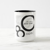 ホワイト80 Decade誕生日 マグカップ (中央)