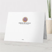 ホワイト90ディケード誕生日 カード (裏面)