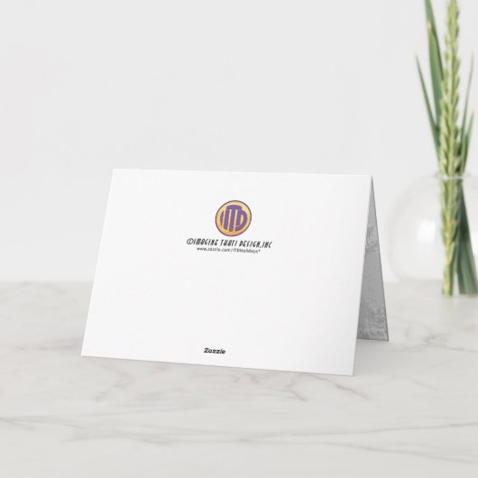 ホワイト90 Decade誕生日 カード (裏面)