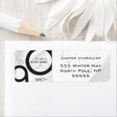 ホワイト90 Decade誕生日 ラベル (インサイチュ)