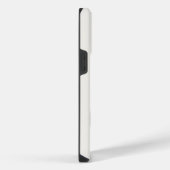 ホワイト いて座 ジグザグ iPhone / iPad カバー (右側面)