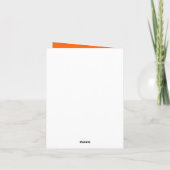 ホワイト アフガン ハウンド カード (裏面)