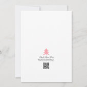 ホワイト イエロー クリサンセマム シンプル セーブ・ザ・デート 招待状 (裏面)