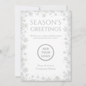 ホワイト ウィンター スパークル シーズンカード (正面)