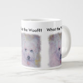 ホワイト ウェスト ハイランド テリア ジャンボコーヒーマグカップ (正面右)