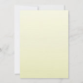 ホワイト オーキッド & ヴァイン 洗礼セット 招待状 (裏面)