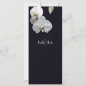 ホワイト オーキッド Save the Date 発表 セーブザデート (裏面)