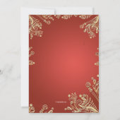 ホワイト・カップ・オブ・ティー・招待状 招待状 (裏面)