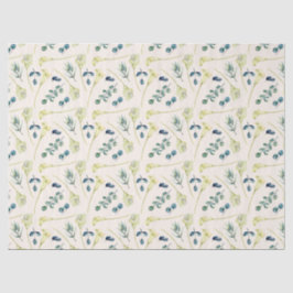 ホワイト カラーリリーとユーカリ 薄葉紙