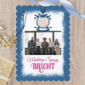 ホワイト・カンパニー・ロゴ・クリスマスフォト シーズンカード