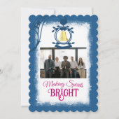 ホワイト・カンパニー・ロゴ・クリスマスフォト シーズンカード (正面)