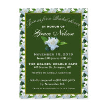 ホワイト ガーデニア グリーン 葉 ブライダル シャワー