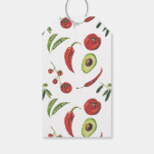 ホワイト ガーデン ベイビー シャワー サンクス ギフトタグ (裏面)