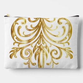 ホワイト、クリスマスプレゼント機関®大 アクセサリーポーチ