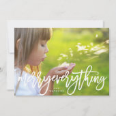 ホワイト・クリスマスメリー・オールフォト シーズンカード (正面)