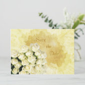 ホワイト – クリームバラ記念日を保存 セーブザデート (スタンド正面)