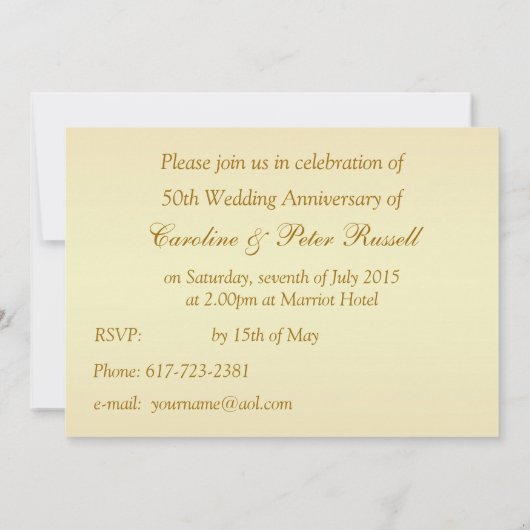 ホワイト – クリームバラ記念日を保存 セーブザデート (裏面)