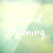 ホワイト グランドオープニング ストア ウィンドウ ビジネス ウインド ウィンドウサイン (シート3)