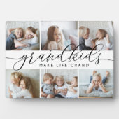 ホワイト |グランドキッズMake Life Grand Photo Collage フォトプラーク (正面)