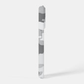 ：ホワイト＆グリーンマーブルiPhoneケース ❄️ | クールなラグジュアリー iPhoneケース (右側面)