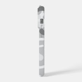 ：ホワイト＆グリーンマーブルiPhoneケース ❄️ | クールなラグジュアリー iPhoneケース (左側面)