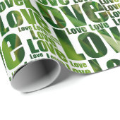 ホワイト&グリーン芝生サー気にビスラッピング紙 ラッピングペーパー (ロールコーナー)