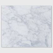 ホワイト&グレーマーブルストーンプリント ラッピングペーパー (フラット)