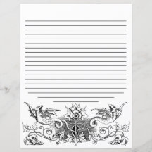 ホワイト・ゴシック・ドラゴン錬金術ジャーナル・スペルページ