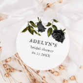 ホワイト ゴシック ハロウィン ブライダルシャワー フェイバータグ