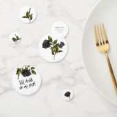 ホワイト ゴシック ローズ ダーク ブライズシャワー コンフェッティ (グループ)