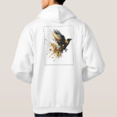 ホワイト&ゴールドデザインコレクション パーカ (裏面)