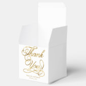 ホワイト&ゴールドフォイルありがとう書結婚道 フェイバーボックス (オープン)