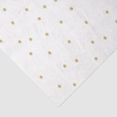 ホワイト ゴールド ドット 水彩 森の動物 薄葉紙 (詳細)