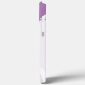 ホワイト・サングラス付きアフロの紫色の女の子 Case-Mate iPhoneケース (裏面 / 左)